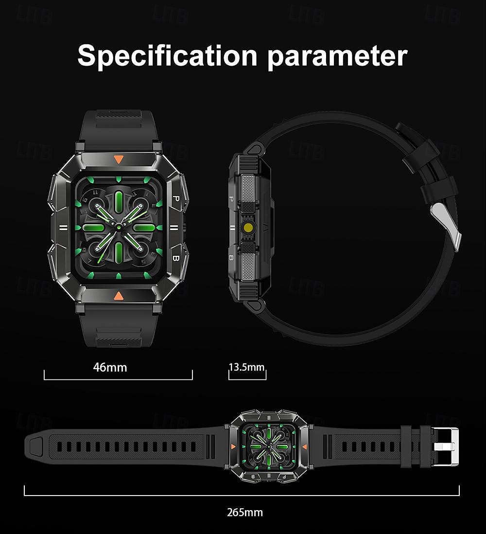 2025年 imosi yk03 スマートウォッチ 1.83インチ スマートウォッチ フィットネス ランニングウォッチ ブルートゥース 歩数計 通話リマインダー 睡眠トラッカー LEDフラッシュライト対応 男性用スマートウォッチ  コレクション – $31.99 –P17