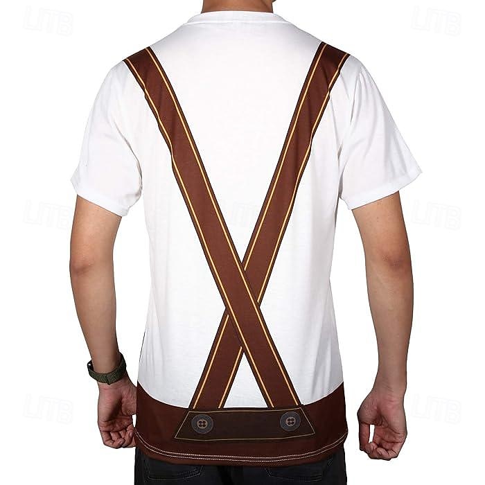 Как у футболки Ледерхозе 3D баварский Уличный стиль Как у футболки Графический для Муж. Взрослые 3D печать  для Карнавал Октоберфест Для вечеринок На каждый день 2026 - $17.49 –P2