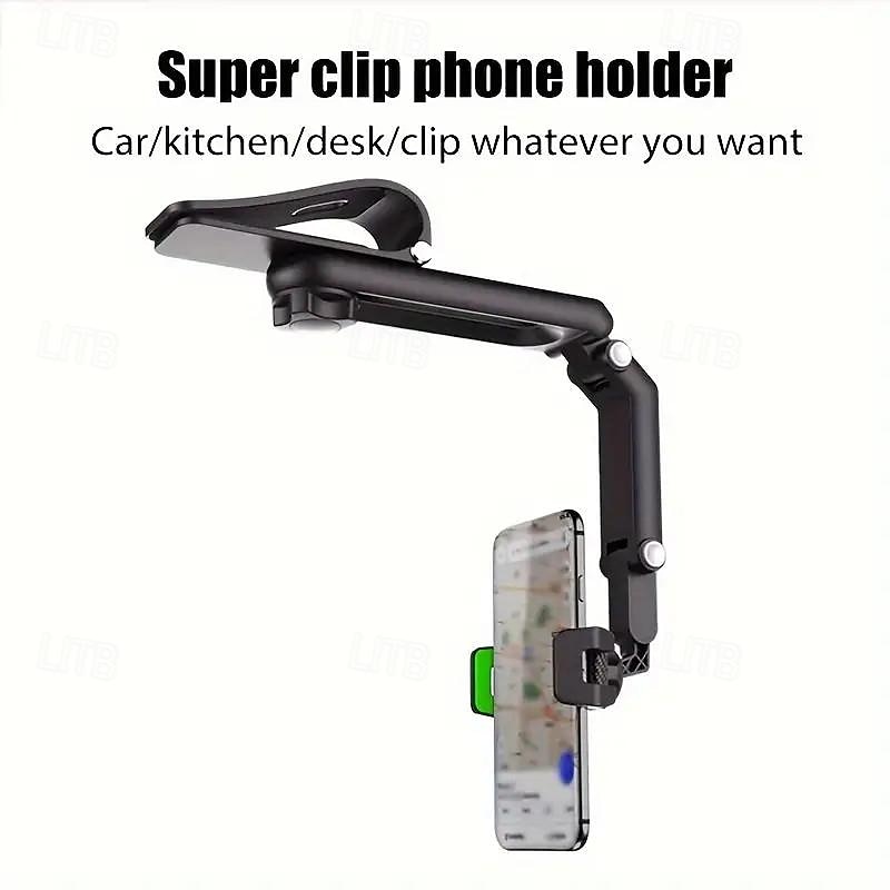 1080 Rotating Sun Visor Car for Phone Mount -Universal iPhone 7Holder with Full Swivel Sun-Blocking and 7 Inch Support for SeamlessDriving Experience 2025 - $8.99 –P5