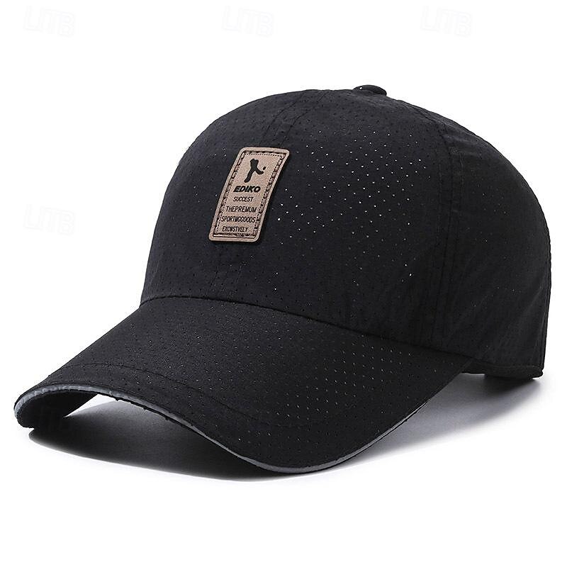 Herren Cap Basecap Sonnenhut Kappe Schwarz Weiß Polyester Modisch Brautkleider schlicht Strasse Täglich Buchstabe Einstellbar Sonnenschutz Atmungsaktiv 2025 - $5.49 –P3