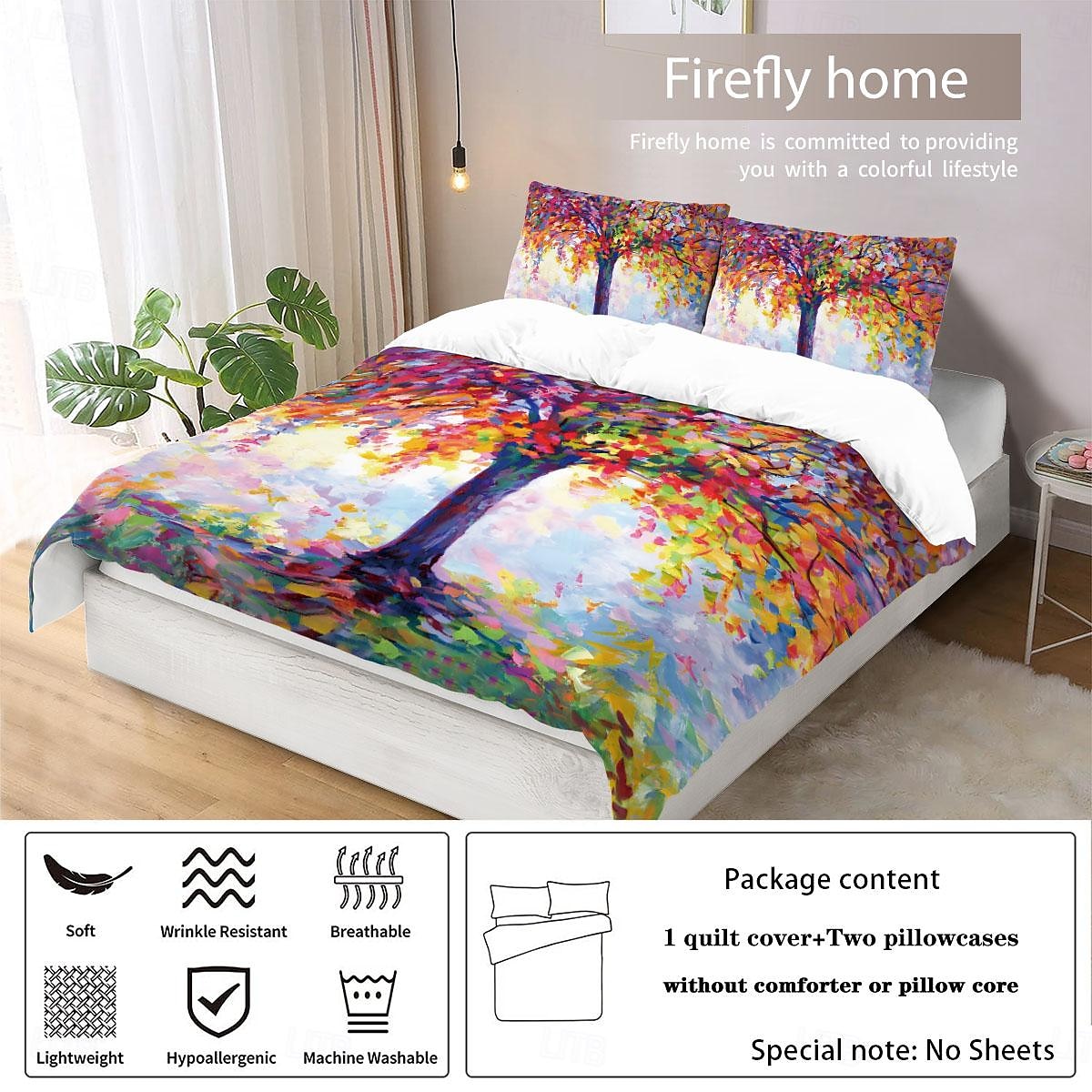 Van gogh pintura a óleo árvore conjunto de capa de edredom de 3 peças para o verão pele macia amigável de longa duração para quarto de hotel conjunto confortável de cama de 2025 por $45.99 –P8