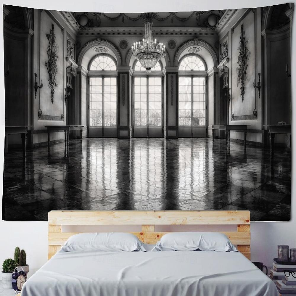 natur vindu utsikt hengende billedvev veggkunst stor billedvev veggmaleri dekor fotografi bakteppe teppe gardin hjem soverom stue dekorasjon 2025 - $16.99 –P8