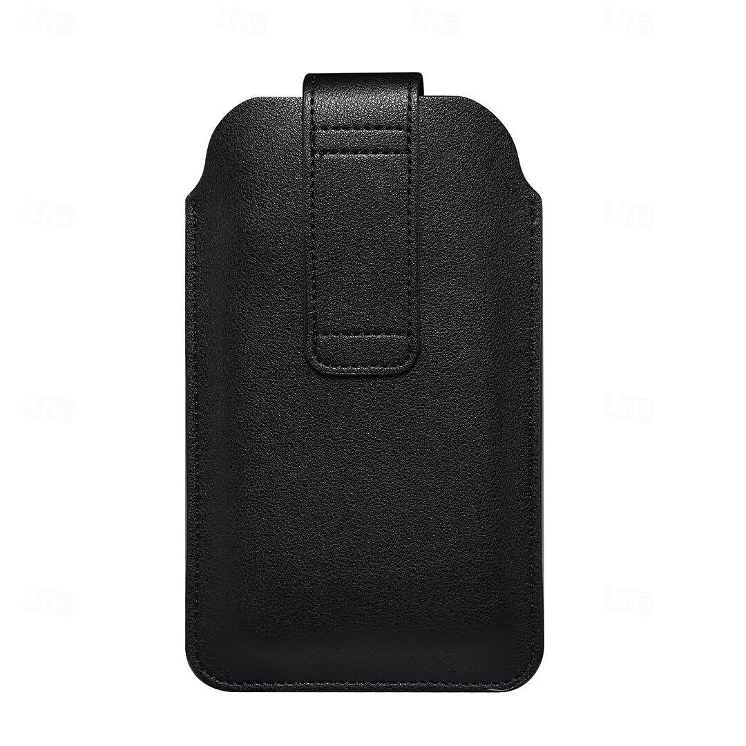 Hommes téléphone portable boucle étui ceinture taille sac accessoires pu cuir sac à main téléphone portefeuille vintage ceinture téléphone portable gaine de protection de 2025 ? $18.99 –P5