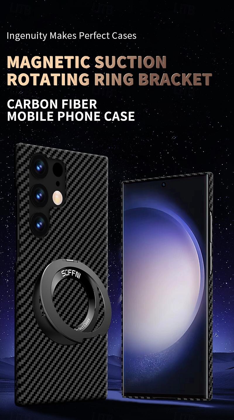 Чехол для телефона для Samsung Galaxy S25 Ultra Задняя крышка с подставкой Поддержка беспроводной зарядки Ударопрочный PC Металл 2025 - $19.99 –P1