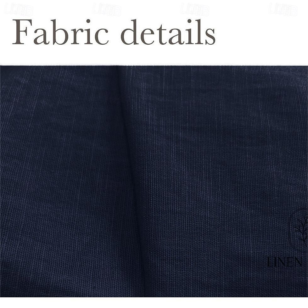 Per uomo Camicia di lino Camicia in cotone e lino Floreale All'aperto Casual Blu marino Manica Lunga Collo ripiegato Primavera & Autunno Abbigliamento Bottoni del 2025 a $12.99 –P10