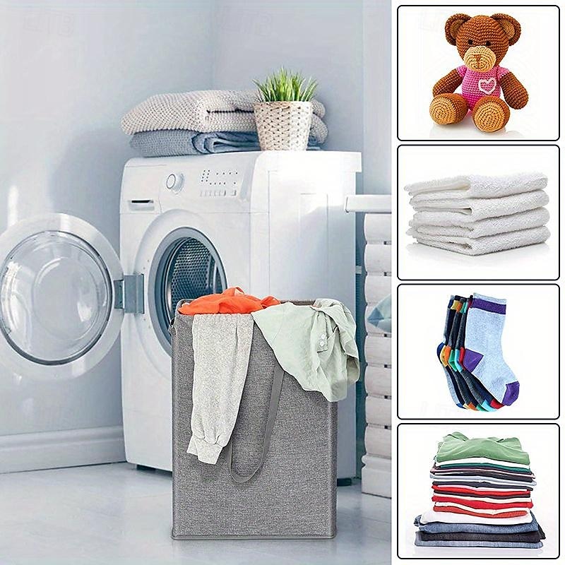 45l tunn tvättkorg med lock smal hand fin hand smutsig tvättkorg sovrum dagis hel korg förvaringspåse 2025 - $25.99 –P4