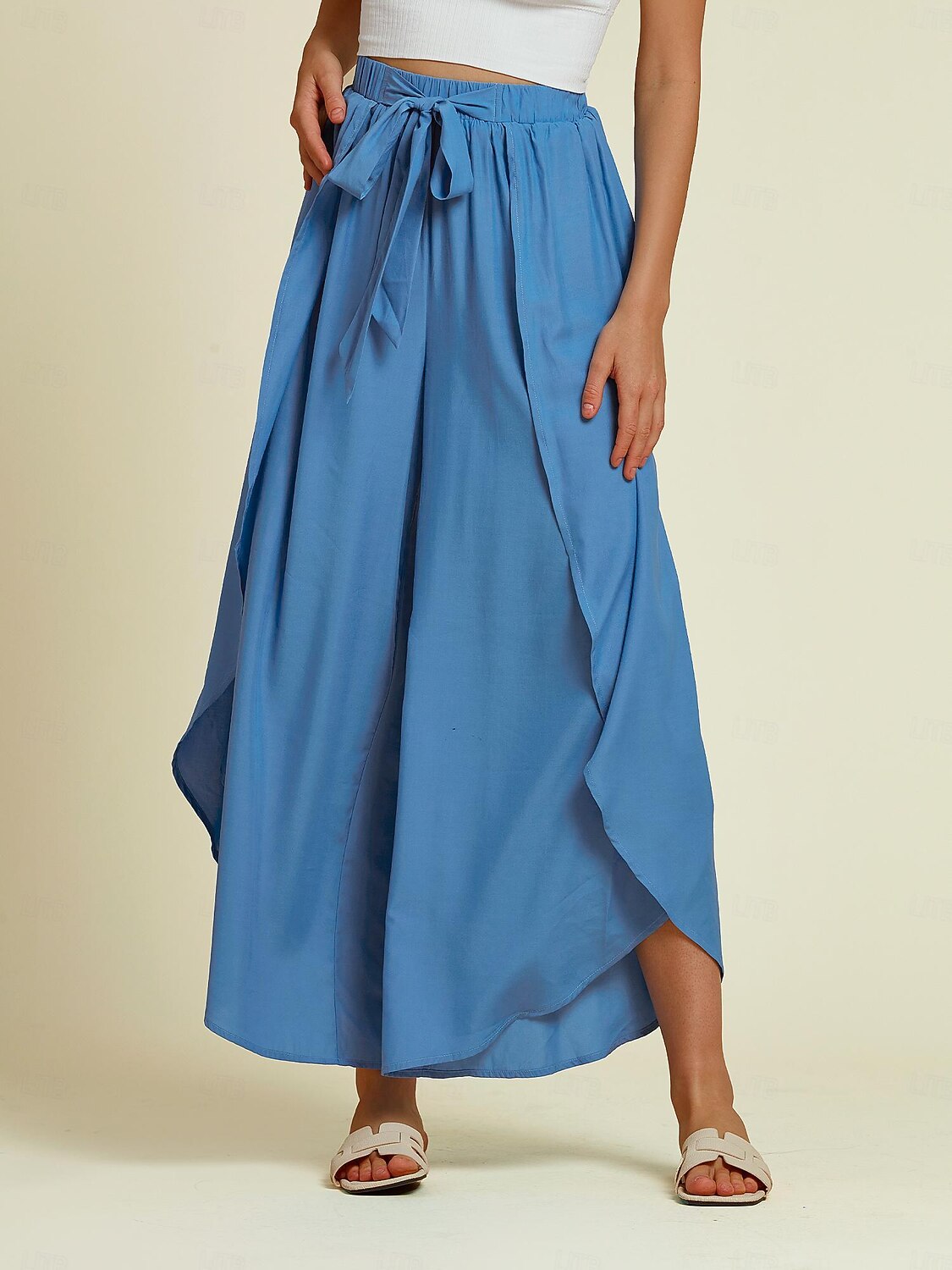 rayon swing himmelblå langbukser 2025 - $61.99 –P1