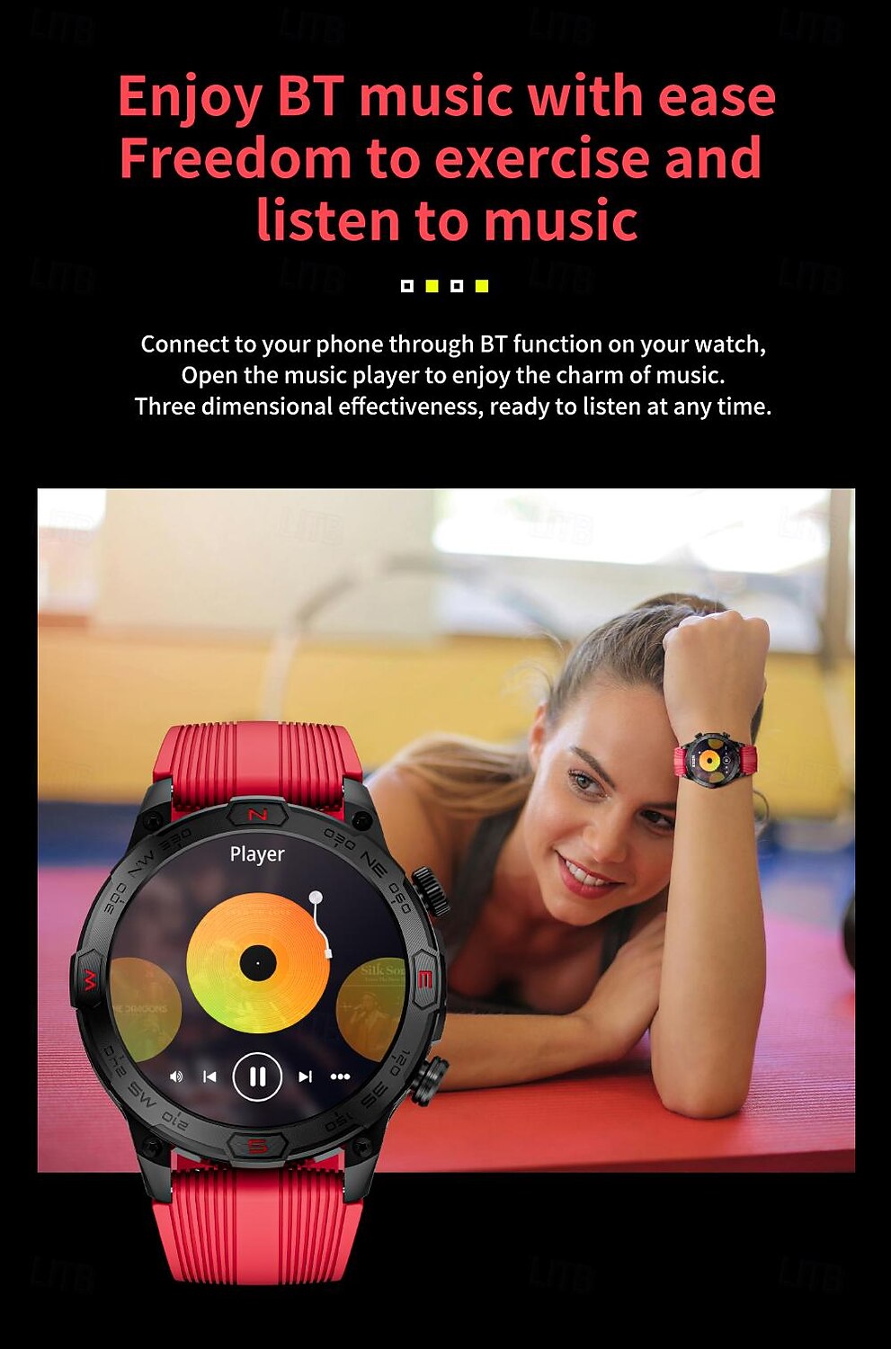 LOKMAT ZEUS 7 PRO Smart Watch 1.43 inch Smartwatch Fitness Running Watch Bluetooth Pedometer Call Reminder Activity Tracker Compatible with Android iOS Women Men Long Standby Hands-Free Calls 2025 - $57.99 –P17