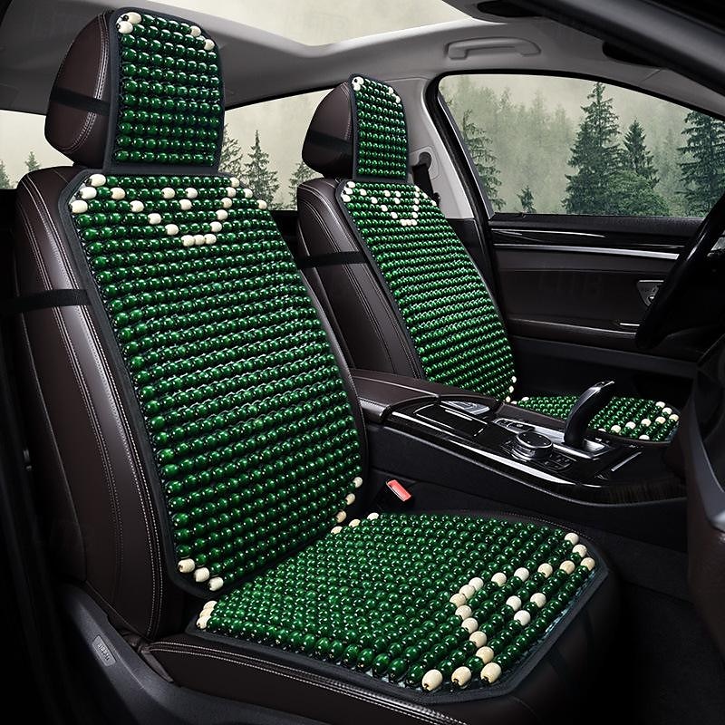 FYAUTOPER Summer car cushion wood beads breathable cool pad big truck cushion summer general anti-slip seat cushion heat dissipation 2025 - $38.99 –P5