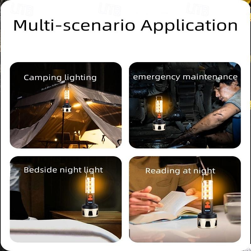 2025年 1個のポータブルLEDキャンプライト、ハイキング、小道、屋内および屋外での使用のための超明るい屋外懐中電灯自己防衛 コレクション – $17.99 –P2