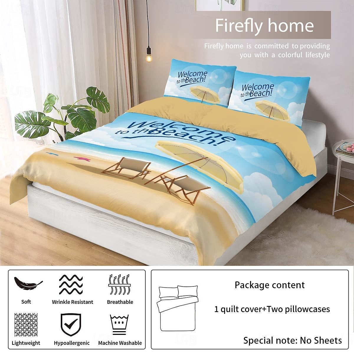 conjunto de 3 peças de capa de edredom de penas para quarto de hotel e quarto de hóspedes conjunto confortável de cama 1 capa de edredom 2 fronhas king confortável e macio conjunto de cama de pelúcia de 2025 por $30.99 –P8