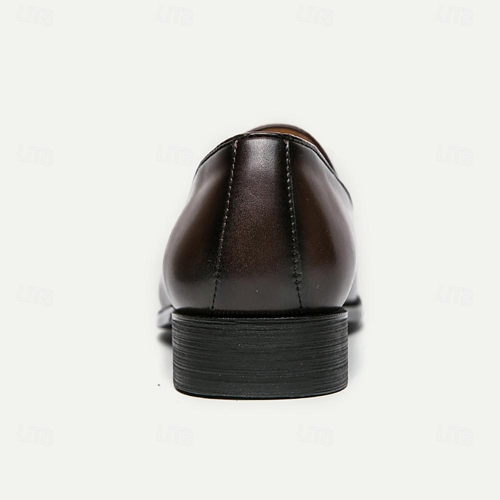 chaussures à sangle de moine marron pour hommes - chaussures habillées élégantes à boucle en cuir pour tenue formelle et décontractée de 2025 ? $54.99 –P5