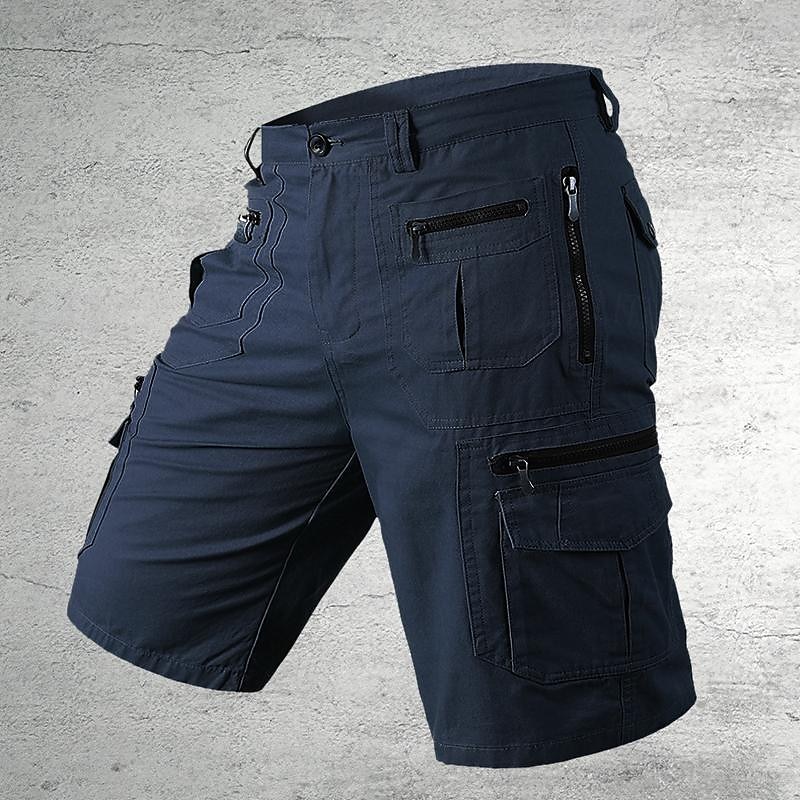 Homens Shorts táticos Bermuda Cargo Calção Shorts de Trilha Botões Bolso multi Tecido Vestível Curto Ao ar livre Diário Acampar e Caminhar Moda Clássico Preto Verde Claro de 2025 por $31.99 –P5