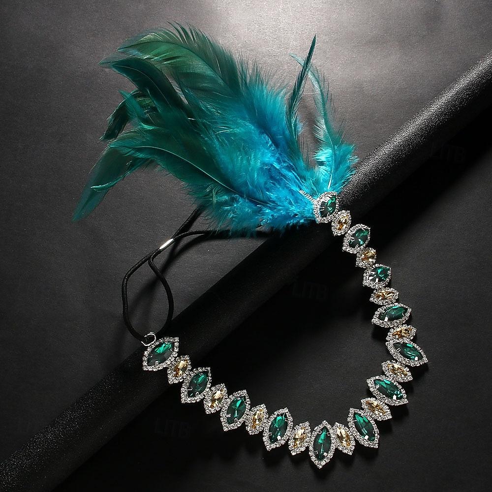 Head Jewelry Flapper Headband Feathers Headband Retro Vintage 1920s Feather For The Great Gatsby Cosplay Women's Costume Jewelry Fashion Jewelry 2026 - $17.99 –P4