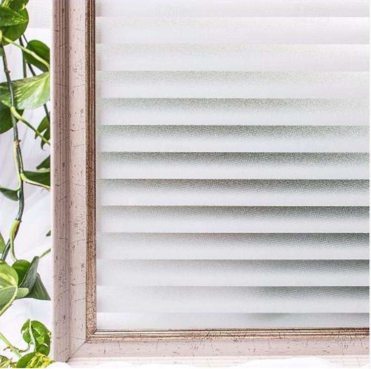 Blind Privacy Window Film Non Adhesive White Strips Window Sticker Faux Shutter Blinds Looking Static Cling Glass Covering for Home Office Security Protection UV Blocking 2025 - $12.49 –P1