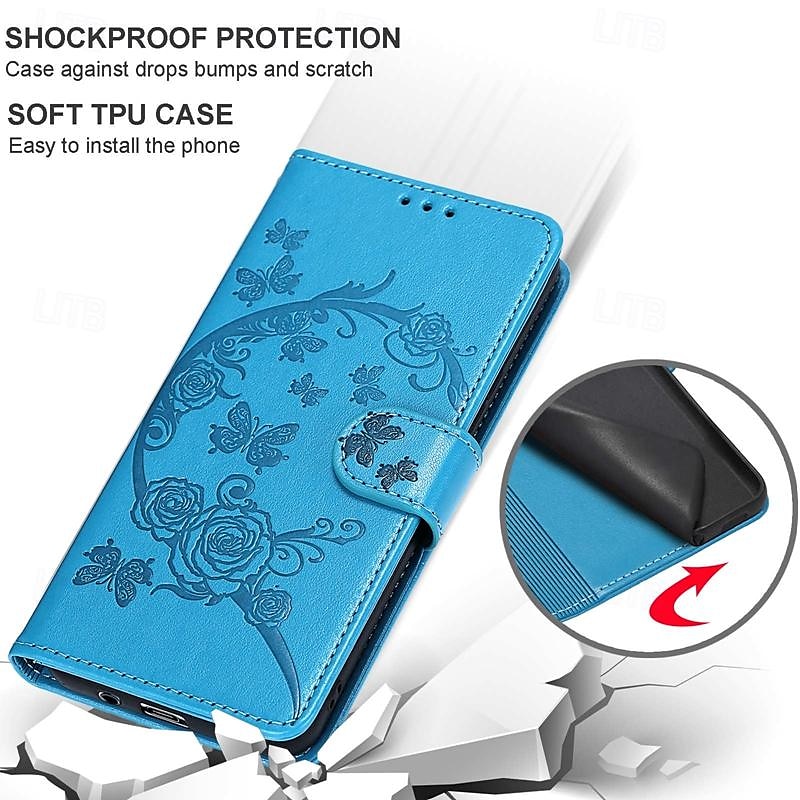 Phone Case For Samsung Galaxy S25 S24 S23 S23 FE S22 S21 Ultra Plus A55 5G A35 5G A25 A15 Back Cover with Stand Holder Magnetic with Wrist Strap Retro TPU PU Leather 2025 - $15.99 –P3