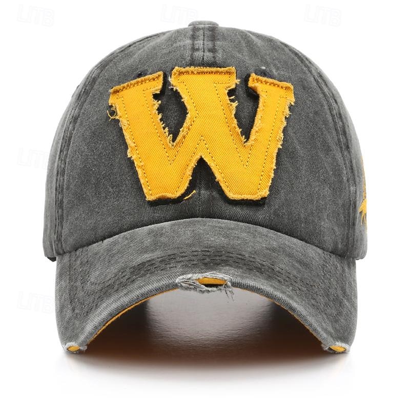 Bărbați Șapcă de baseball Palarie de soare Căciulă de camioner Negru Kaki 100% bumbac Brodat Modă Casual Stradă Zilnic Peteci Scrisă Ajustabile Cremă Cu Protecție Solară Respirabil 2025 - $7.99 –P2