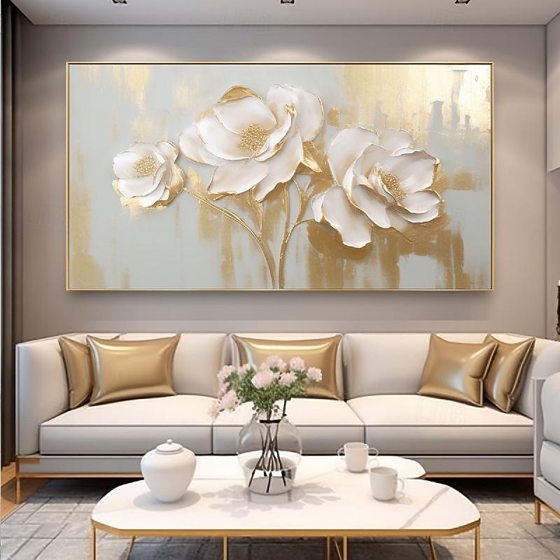 pictură în ulei forală pictură manuală abstractă artă cu flori 3d pictură în ulei pe pânză pictură în ulei peisaj natural realizat manual decorarea casei pictură în ulei cu flori de trandafir artă 2026 - $69.99 –P13