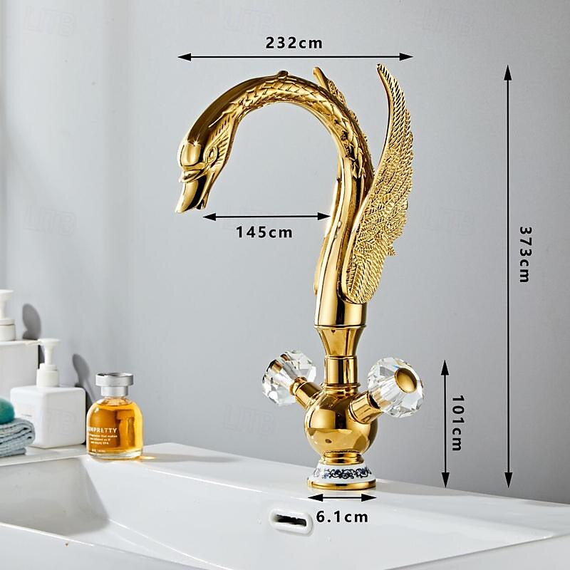 Torneira pia do banheiro - Clássico Galvanizar Conjunto Central Monocomando e Uma AberturaBath Taps de 2025 por $372.59 –P8