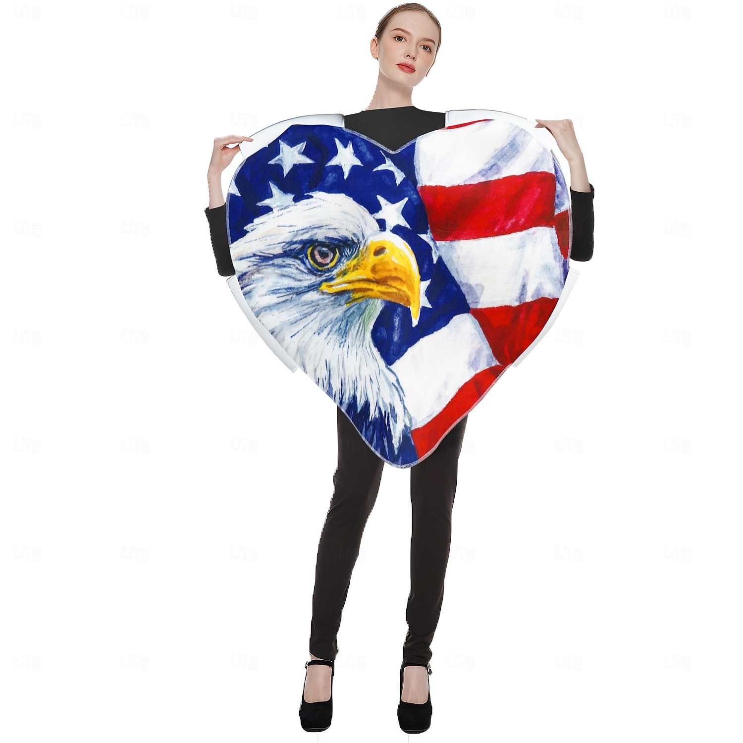 Bandera de USA Disfraz de carnaval Disfraz del 4 de julio Adulto Hombre Mujer Gracioso Rendimiento Fiesta Carnaval Día de la Independencia 4 de julio Disfraz de carnaval fácil 2025 - €20.99 –P4