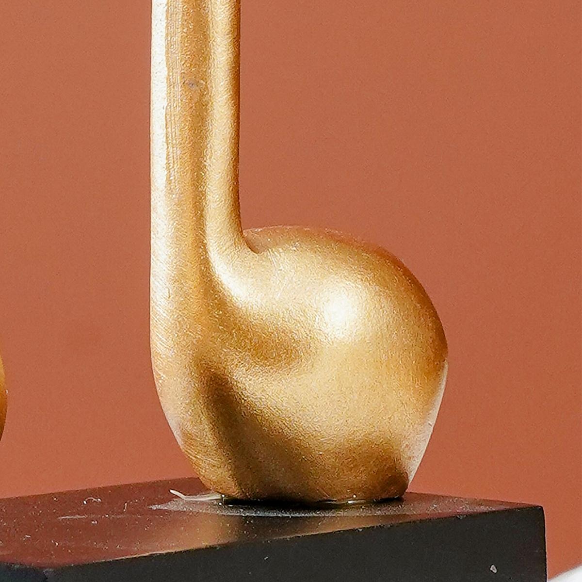 Figuritas de notas musicales, escultura musical, estatua artesanal, decoraciones de mesa para amantes del piano, recuerdos de músicos, decoración para el hogar y la Oficina 2025 - $9.49 –P6