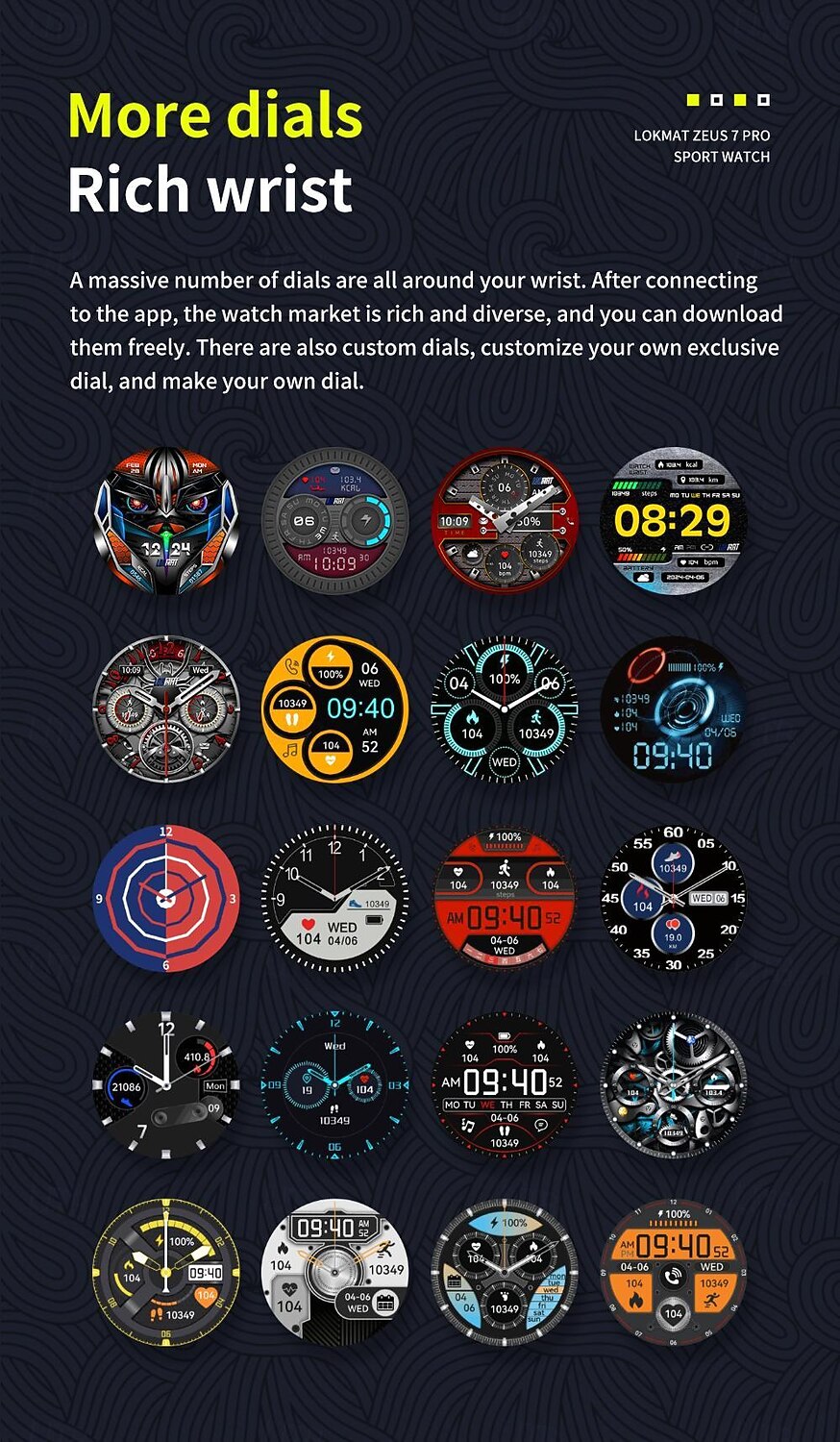 LOKMAT ZEUS 7 PRO Smart Watch 1.43 inch Smartwatch Fitness Running Watch Bluetooth Pedometer Call Reminder Activity Tracker Compatible with Android iOS Women Men Long Standby Hands-Free Calls 2025 - $57.99 –P9