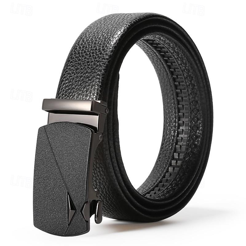 Per uomo Cintura Per il girovita Argento Nero Lega Duraturo Regolabile Liscio Esterno Giornaliero del 2025 a $9.99 -P1