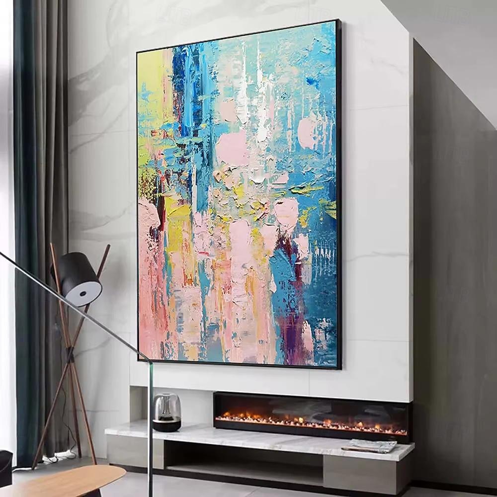 Pinturas a óleo artesanais em tela, arte de parede, decoração abstrata moderna para decoração de casa, pintura sem moldura enrolada de 2026 por $53.99 –P11