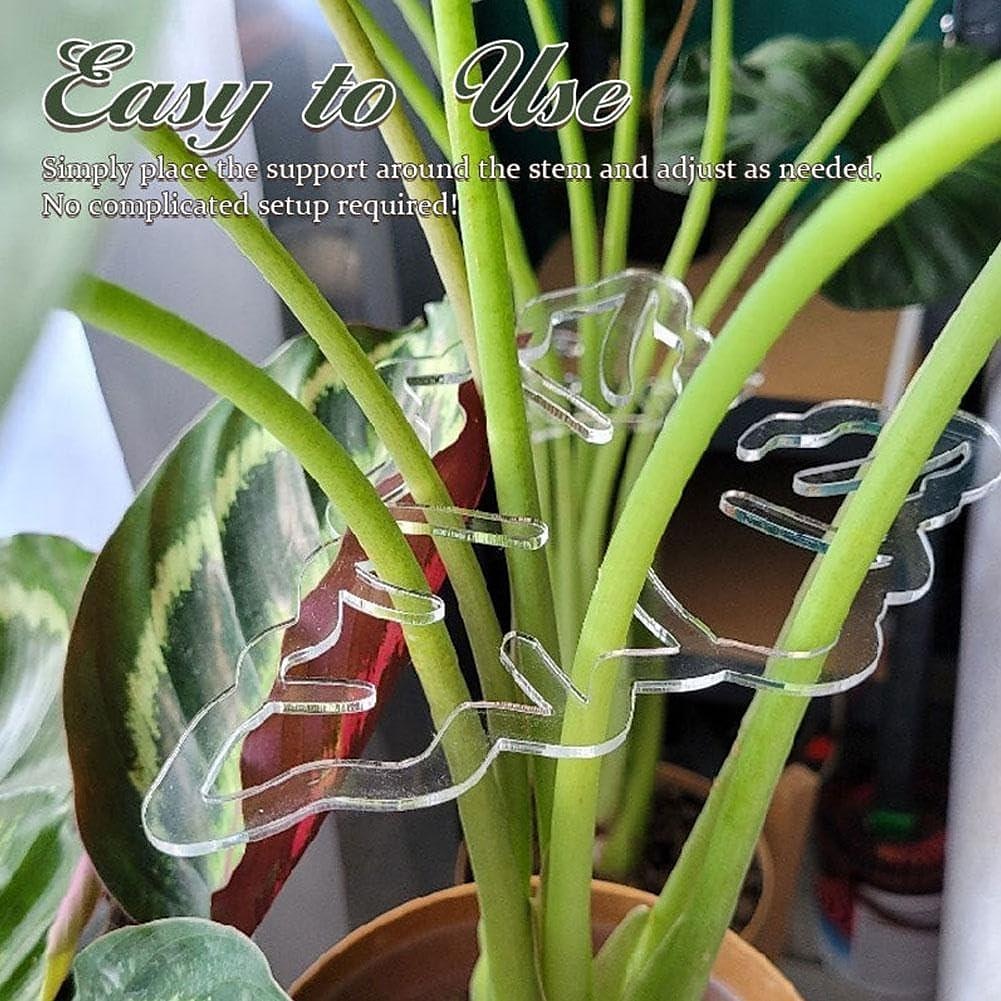 2025年 2個/セット タートルシェル竹クランプセット、植物茎プラスチックサポート、タートルシェル竹クランプ再利用可能な植物保持サポート、花茎ホルダー  コレクション – $20.99 –P1