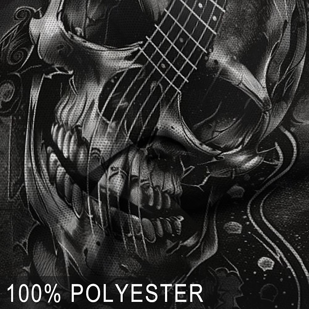 Giorno dei Morti Per uomo Teschio Chitarra Polo Maglia da golf Manica Corta Magliette polo Scollo a V Orrore Abbigliamento casual alla moda Abbigliamento da festa Abiti da festa Stampa 3D Primavera del 2026 a $23.99 –P3