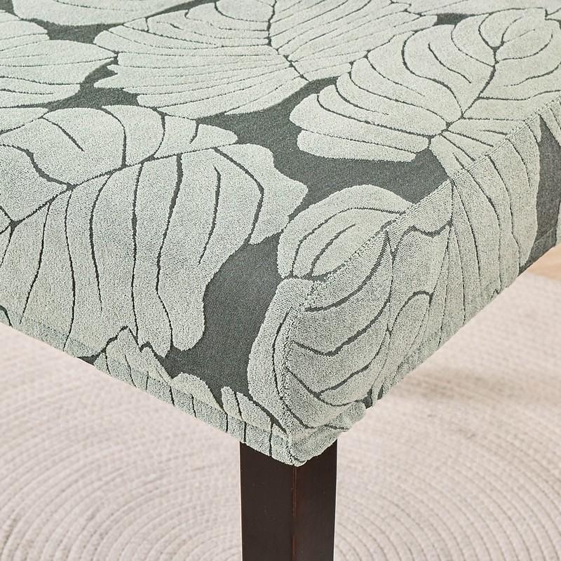 Capa elástica para cadeira de jantar, banco de bar, banco de balcão, capa de cadeira de bar para sala de jantar, banco de bar de café, capa de assento de cadeira de móveis removível, tecido jacquard de 2025 por $9.49 –P17
