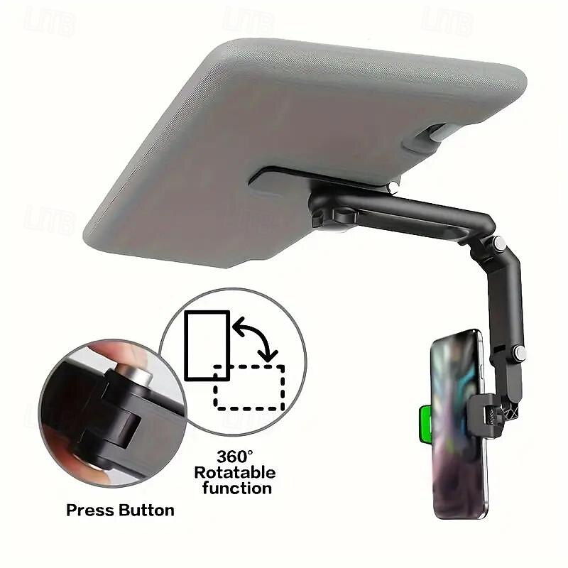 1080 Rotating Sun Visor Car for Phone Mount -Universal iPhone 7Holder with Full Swivel Sun-Blocking and 7 Inch Support for SeamlessDriving Experience 2025 - $8.99 –P9