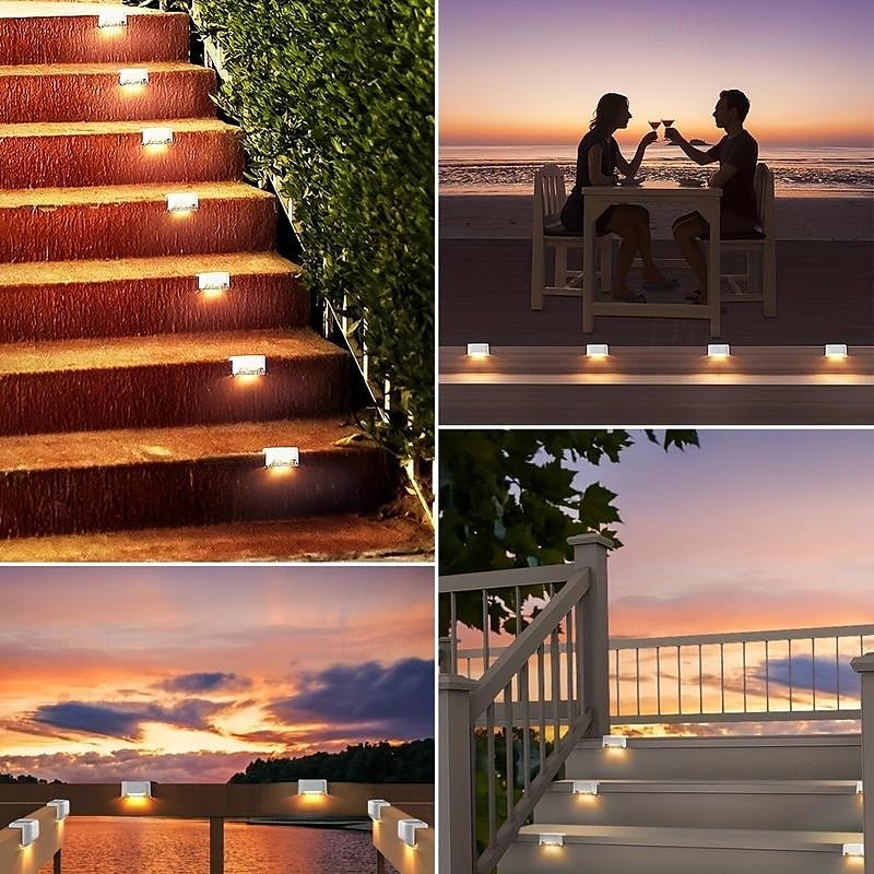 20pcs Solar LED Fence Lights - Effortless Charging, Durable Waterproof Design - Brighten Your Garden, Steps & Pathways with Cool White Ambiance - A Perfect Decorative Lighting Solution for Courtyards 2025 - $69.99 –P6