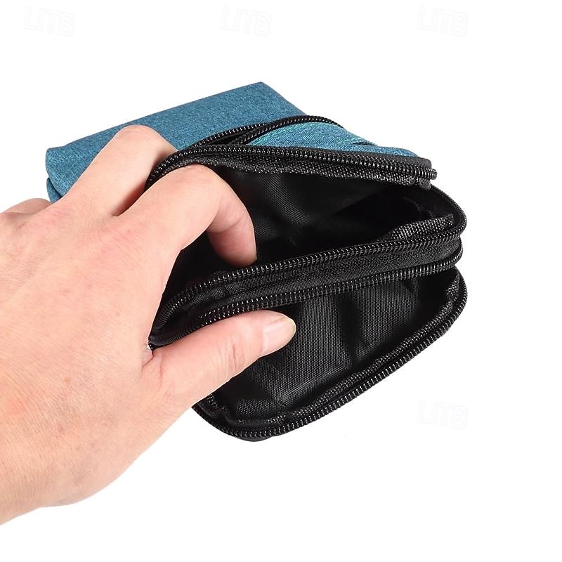 Capa de telefone jeans universal de 7,2 polegadas bolsa de cintura com zíper bolsa de cintura pendurada diagonal bolsa cruzada de 2026 por $18.99 –P6