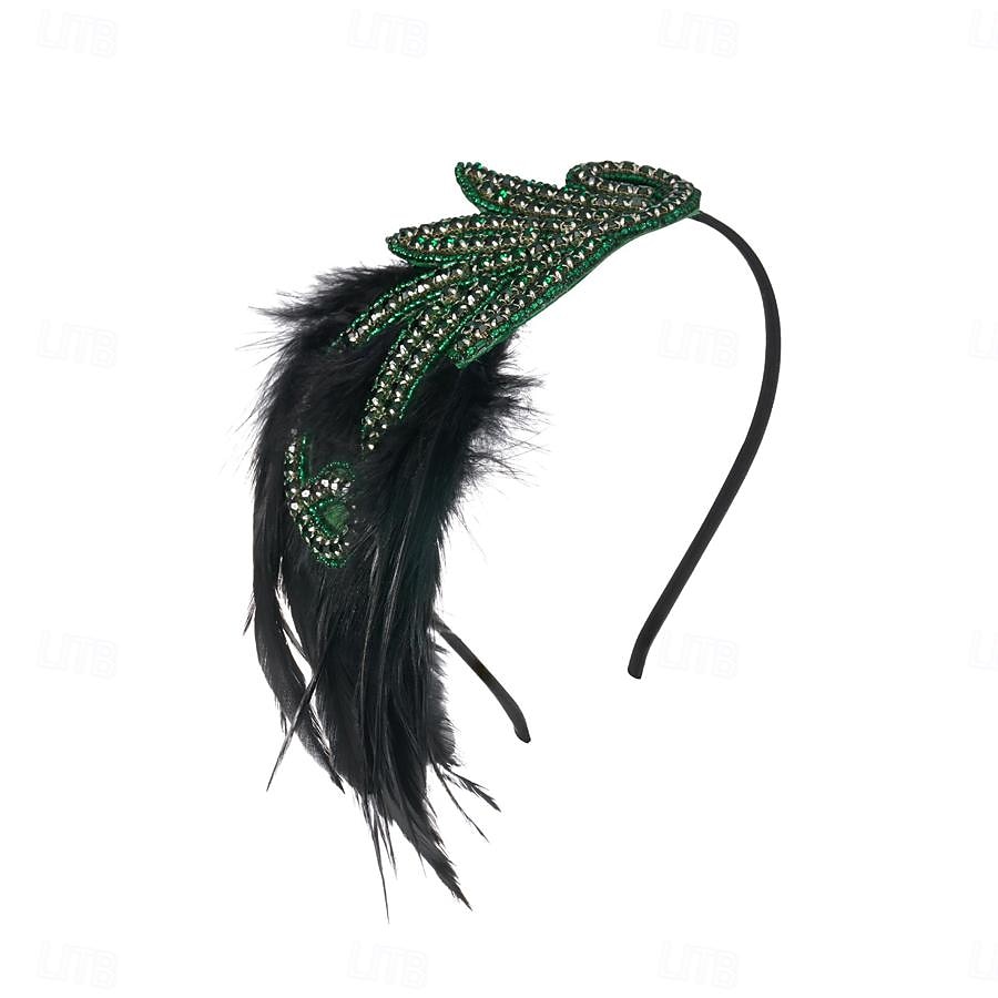 1920-as évek A nagy Gatsby Flapper fejpánt A nagy Gatsby Esküvői Vendég Gallér nélküli Női Mindszentek napja Farsang Álarcos mulatság Parti Álarcos mulatság Esküvői fogadás Felnőttek Hajszalag Minden 2025 - $16.99 –P7