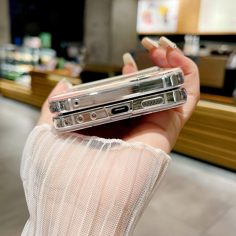 телефон Кейс для Назначение SSamsung Galaxy Z-флип 6 Z Flip 5 Кейс на заднюю панель Ультратонкий Защита от удара 3D в мультяшном стиле ТПУ 2025 - $15.99 –P10