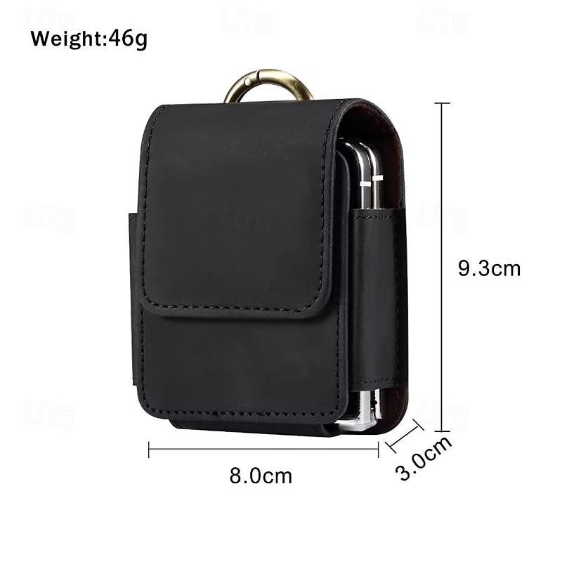 2025年 メンズ Samsung Z Flip 6/5/4/3/2/1 ユニバーサル フォンケース レザーケース ベルト ウエストバッグ プロップ PU レザーバッグ フォンウォレット ヴィンテージベルト フォン保護ケース  コレクション – $16.99 –P16