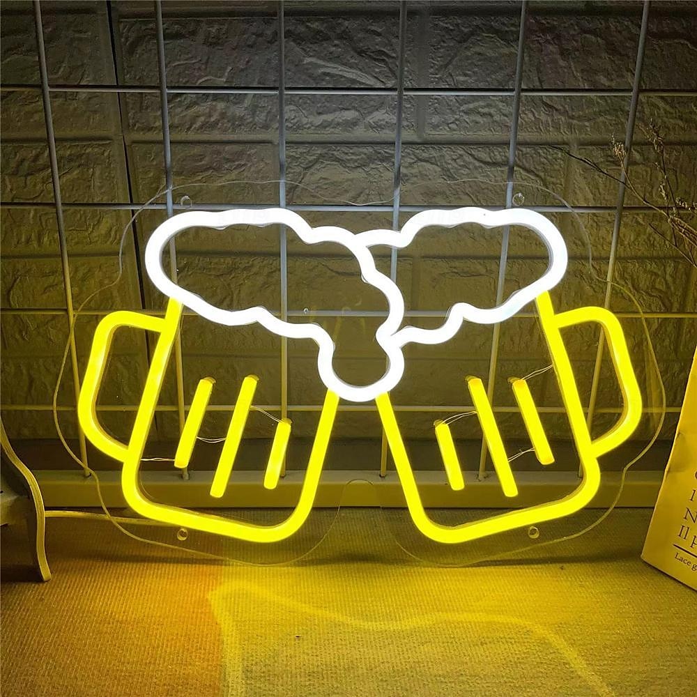 oktoberfest olutaika led valovalo kauppa baari ravintola hotelli koristevalo neon makuuhuone seinä keittiö henkilökohtainen sisustus yövalo usb 1kpl 2025 - $46.99 –P10