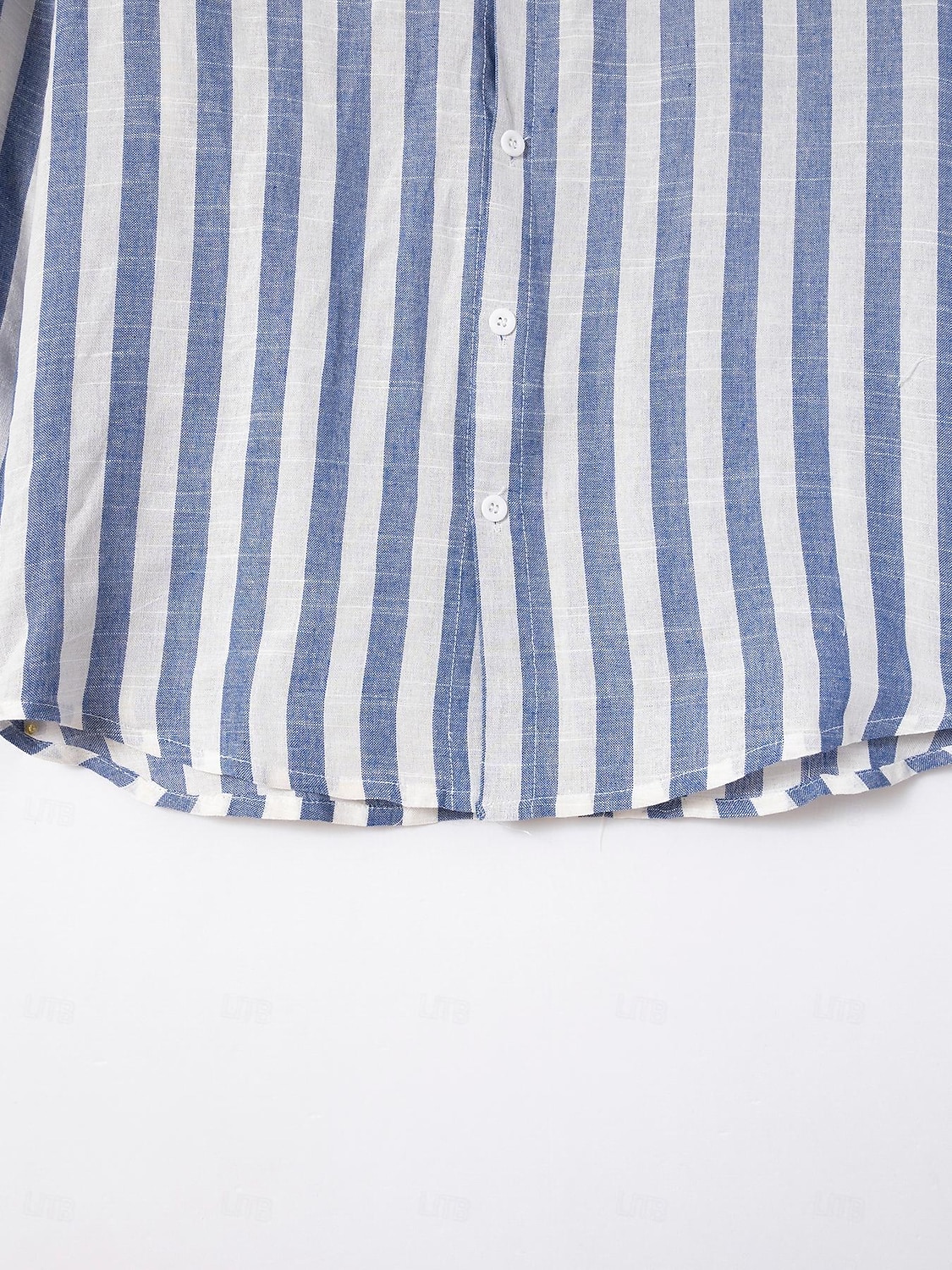 Per uomo Camicia Camicia di lino Camicia Estiva Camicia casual Camicia da Spiaggia Camicia di cotone A righe Vacanza Camicia hawaiana Nero Rosa Rosso Azzurro cielo Manica Lunga Collo ripiegato del 2025 a $28.99 –P4