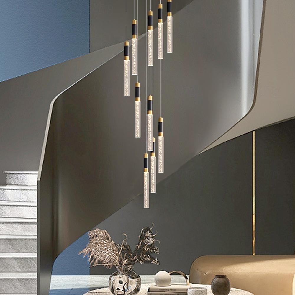 lampada a sospensione a led dimmerabile 35/84/50cm 3//5/8/10/12/15/18-luce lampadari di cristallo ingresso incasso plafoniera design cluster soggiorno bancone bar 85-265v dimmerabile solo con del 2025 a $168.99 –P13