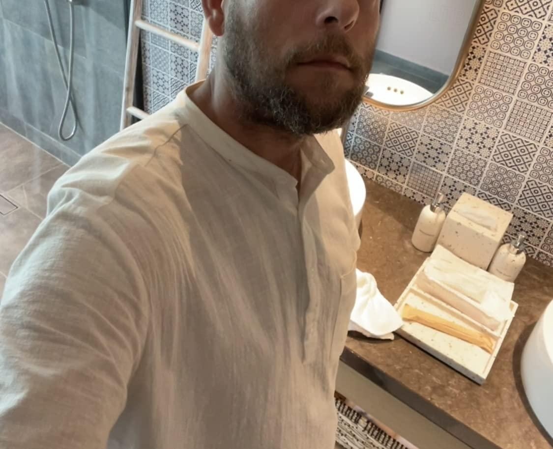 Hombre Camisa Camisa de cuello chino Camisa de cuello mandarín Camisa de manga corta Camisa casual Plano Vacaciones Calle Blanco Amarillo Azul cielo Verde Trébol Manga Corta Cuello alto Verano Ropa 2025 - $19.49 –P14