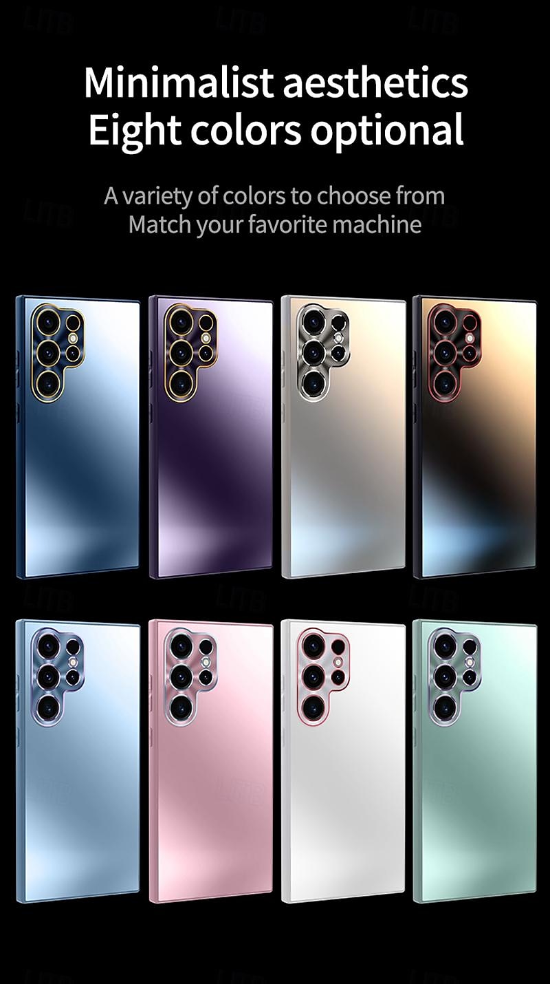 Phone Case For Samsung Galaxy S24 S24 Ultra Plus S23 Ultra S22 Ultra S25 Ultra Back Cover Shockproof PC 2025 - $16.99 –P8