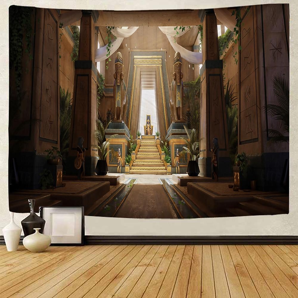 egipski piramida faraon wiszące gobelin wall art duży gobelin mural wystrój fotografia tło koc kurtyna strona główna sypialnia salon dekoracja bóg boskość 2026 - $20.99 –P8