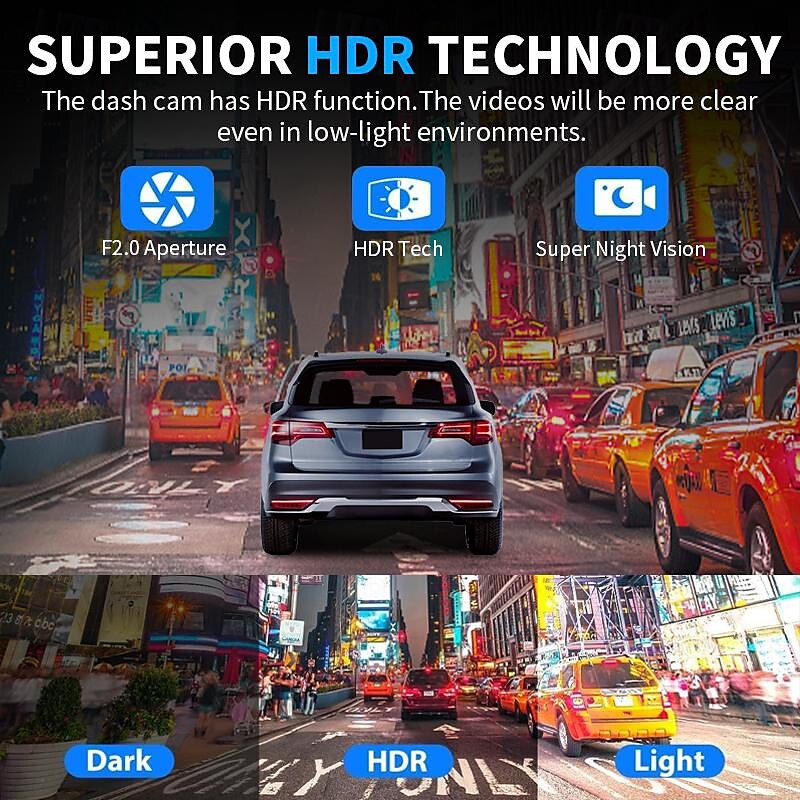 2.45 drievoudige opname 1080p720p480p loop video hd tachograaf 2025 - $64.99 –P6