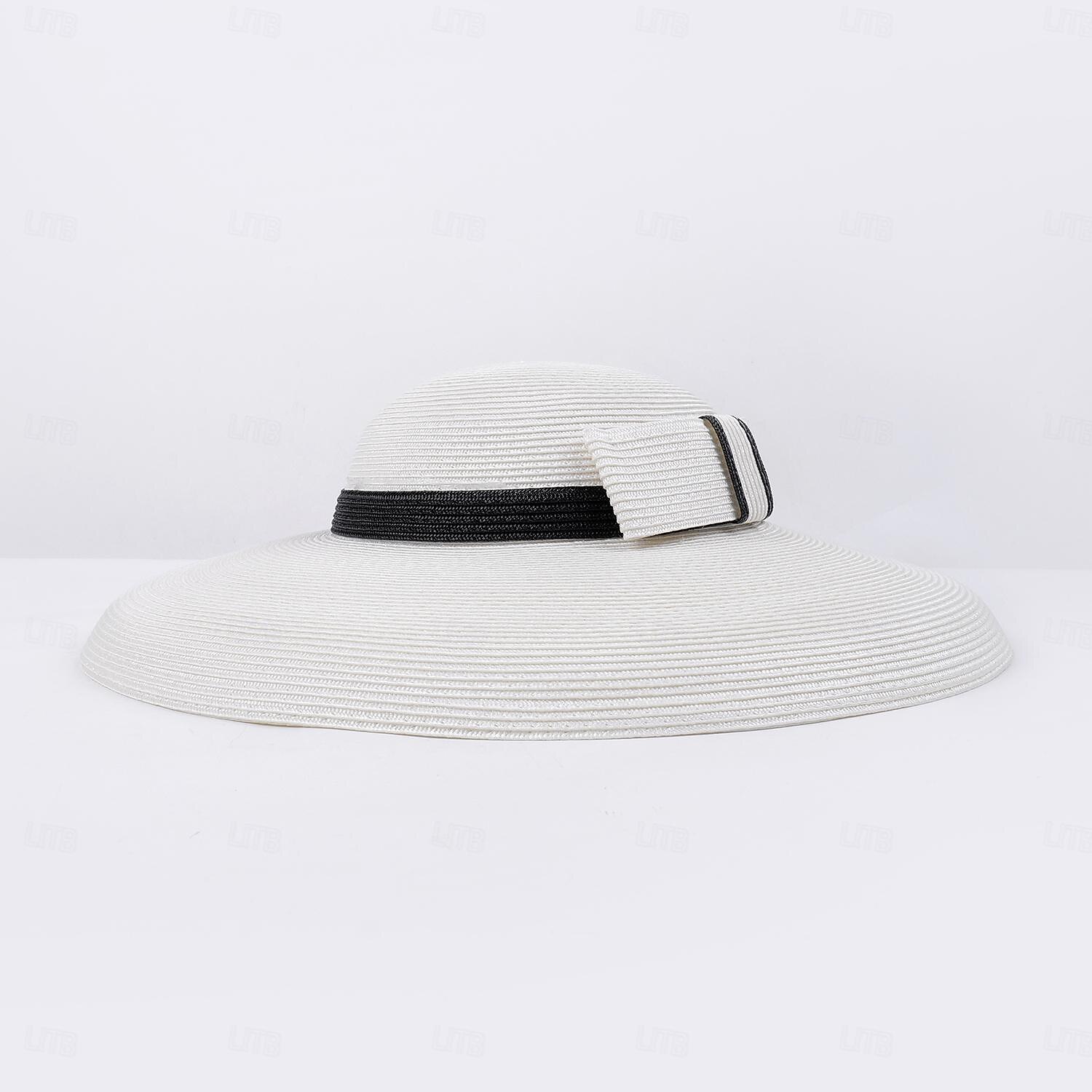 cappelli in fibra di bombetta / cappello a cloche cappello a secchiello cappello di paglia da sposa tea party matrimonio elegante con bowknot copricapo copricapo del 2025 a $32.99 –P6