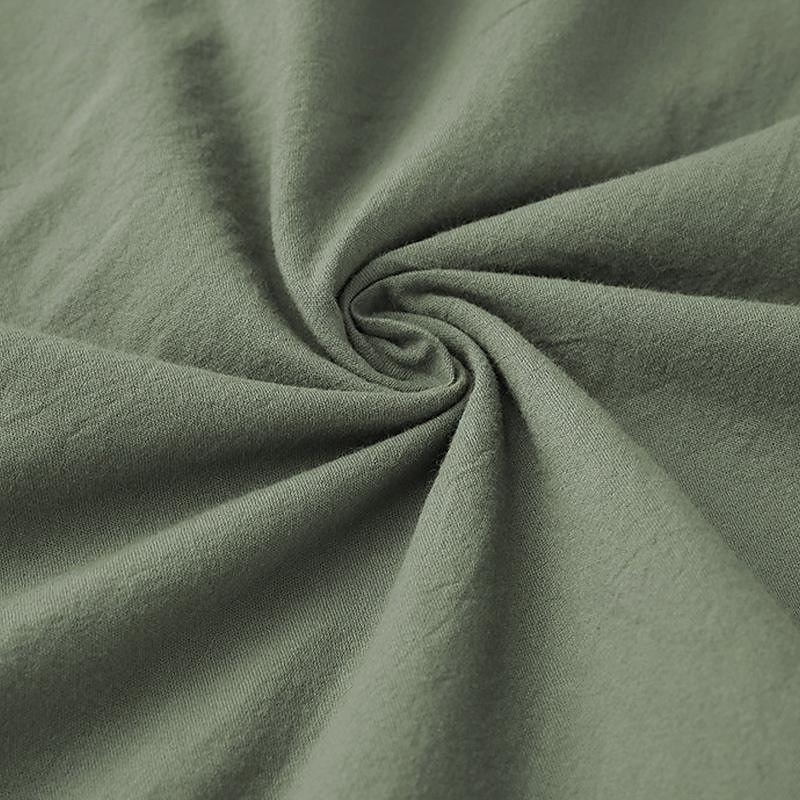 Per uomo Pigiami Accappatoio Liscio Di tendenza Moda Classico Interni Giornaliero Da letto Cotone Comfort Morbido A V Manica lunga Cintura inclusa Estate Primavera Verde del 2025 a $22.99 –P8