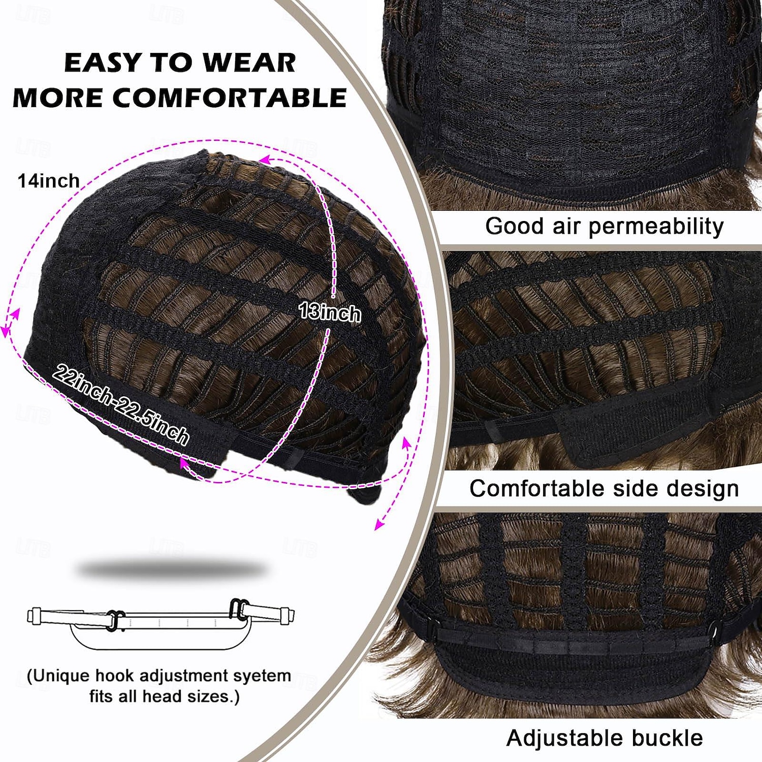 parrucca marrone da uomo, parrucche marroni corte per uomo parrucca soffice a strati naturali parrucche quotidiane per ragazzi maschili con capelli sintetici realistici per Halloween del 2025 a $19.49 –P6
