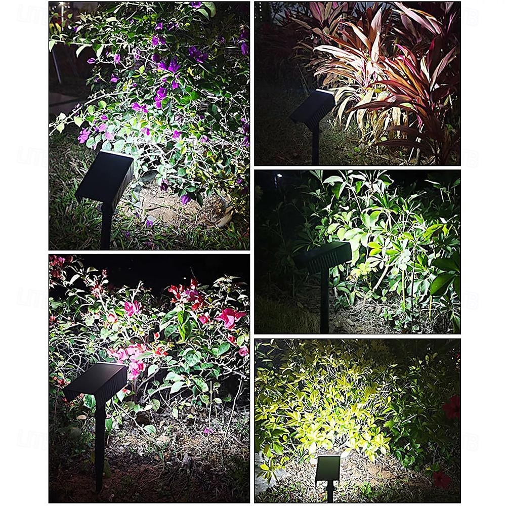 solar flomlys for utendørs skumring til daggry, 72 led vanntett solar sikkerhetsvegglampe med 2 lysmoduser for inngangsdør, bakgård, hage, terrasse 2025 - $24.99 –P2