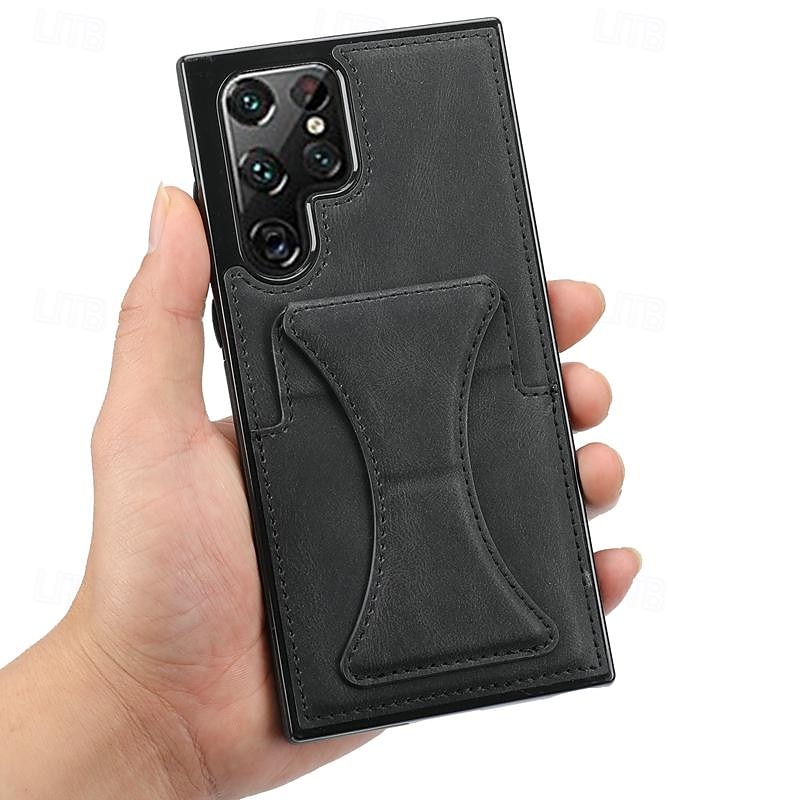 2025年 電話 ケース 用途 サムスンのギャラクシー S24 Ultra Plus S23 S22 S21 S20 Plus Ultra A55 A35 A25 A15 5G A73 A53 A33 A23 A13 A72 A52 A32 A22 A12 S25ウルトラ バックカバー スタンド付き カード挿入口 耐衝撃 レトロ風 TPU PUレザー コレクション – $17.99 –P14
