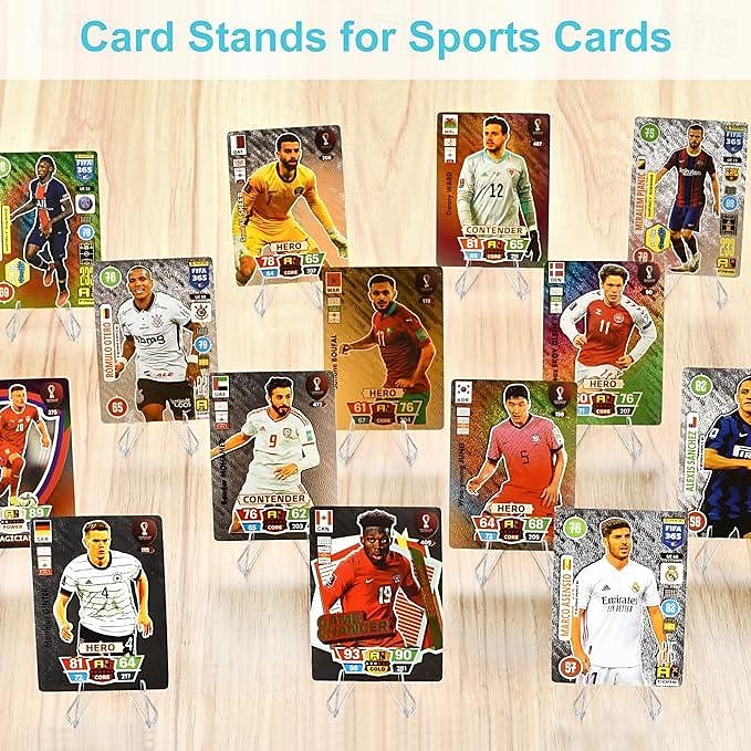 30 Packs Card Display Stand Sturdy and Stable Premium Acrylic Sports Card Holder Versatile Use Clear Mini Easel Stand for Challenge Coins PSA Graded Baseball Trading Cards(2.2 Inch) 2025 - $10.99 –P4